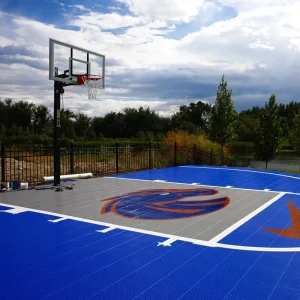 Modular Interlock Basketball Court Floor Tiles Waterproof Outdoor Sports Flooring for 3×3 Basketball Courts Anti slip