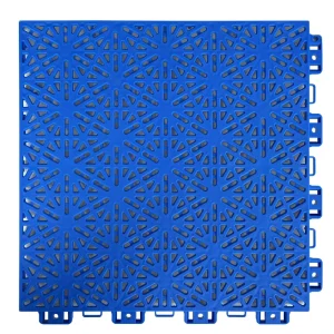 Modular Interlocking PP Flooring Tiles with Shock Absorption for Indoor and Outdoor Basketball Courts