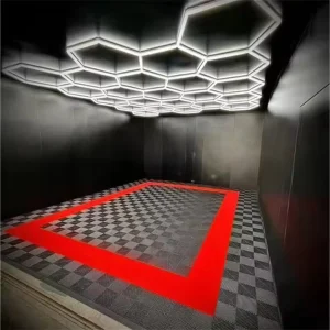 Modular Interlocking PP Garage Floor Tiles High-Duty Plastic Wear-Resistant Mall Flooring for Cars