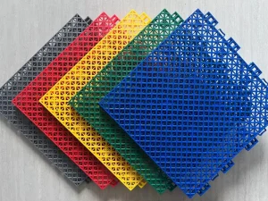 Modular Interlocking PP Sports Flooring Portable Padbol Mini Football Court Tiles Fireproof Sound Proof Weather Resistant