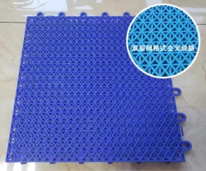 Modular Interlocking Rubber Sports Flooring Tiles for Outdoor Basketball and Badminton
