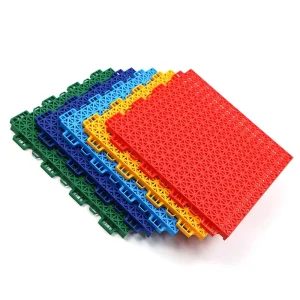 Modular Interlocking Waterproof PP Plastic Sports Flooring Tiles for Futsal Football Padel Courts Outdoor Indoor Use Easy Clean