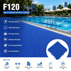 Modular Outdoor Floor Tiles for Kindergartens, Parks, Playgrounds, and Sports Courts