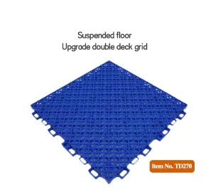 Modular Outdoor Sports Flooring Football Basketball Interlocking Weather Resistant PP Tennis Courts Mobile Multi-Court Floor Mat