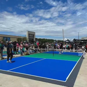 Modular PP Interlocking Pickleball Court Tiles for Indoor and Outdoor Sports Flooring