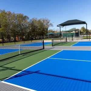 Modular Plastic Pickleball Court Flooring Mat New Complete Pre Line Marking for Indoor and Outdoor Use