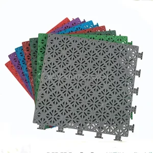 Modular Sports Flooring Tiles for Outdoor Basketball and Futsal Court Construction