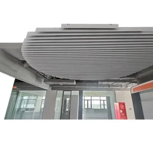 Moisture Proof Polyester Acoustic Ceiling Grid Panels Hanging Sound Absorbing Baffles for Indoor Public Space