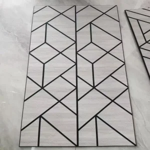 Moisture Resistant MDF Akupanel Polyester Felt Acoustic Slat Wall Panel for Cafe & Retail Shop Interior Decoration