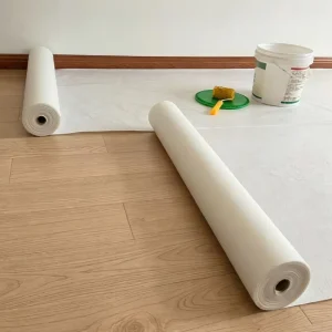 Moisture Resistant Self Adhesive Floor Protection Film Non Woven Felt Cover for Wooden Tile Marble Stair Home Decoration