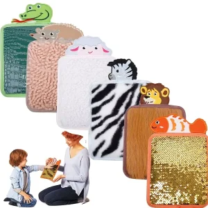 Montessori Animal Sensory Textured Cloth Mat for Children with Autism