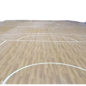 Most Popular Pvc Wood Look Synthetic Basketball Courts Flooring