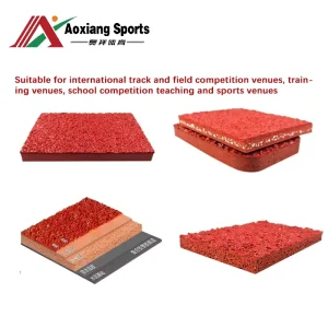 Multi-Color EPDM Granular Rubber Waterproof Shock-Absorbing Anti-Slip Multi-Sport Flooring