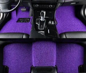 Multi-Colored Cuttable Universal Easy-to-Clean Coil Car Floor Mats