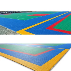Multi Function PP Suspended Interlocking Flooring Tiles for Outdoor Sport Court Basketball Tiles