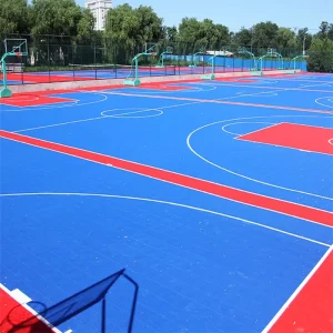 Multi-Function Portable Outdoor PP Interlocking Basketball Floor Tile