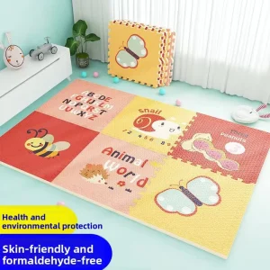 Multi-Functional Interlocking EVA Foam Floor Mats with Wood Grain Design for Home Decoration