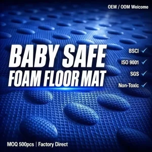 Multi-Pack EVA Interlocking Floor Mat Combo Sets Mixed-Size Anti-Slip Waterproof Foam Tiles for Home