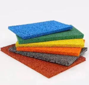 Multi-Purpose EPDM Rubber Sports Flooring Tiles for Fitness Clubs and Home Gyms