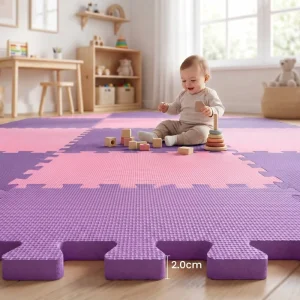 Multi-Purpose EVA Foam Interlocking Tiles Waterproof Cushioning Floor Mat for Indoor Camping Baby Play Home Yoga