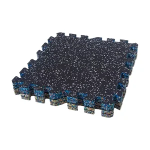 Multi Purpose Rubber Floor Gym Mats Non Slip Gym Floor Mat with Clips Custom Color Gym Rubber Flooring Matting