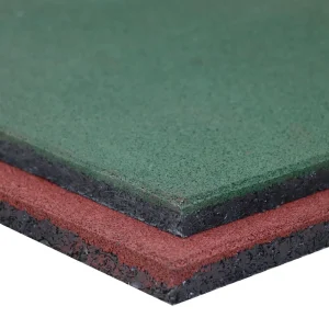 Multi Purpose Rubber Gym Flooring Outdoor Playground Rubber Tile Anti Fall Rubber Floors