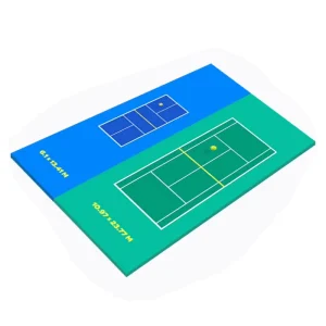 Multi Sport Court Basketball Tennis PVC Sport Outdoor Indoor Portable Pickleball Court Floor Mat