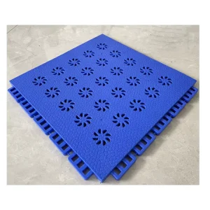 Multi-Sport Court Flooring Tiles Basketball Badminton Table Tennis Waterproof Interlocking TPE Vinyl for Outdoor Use