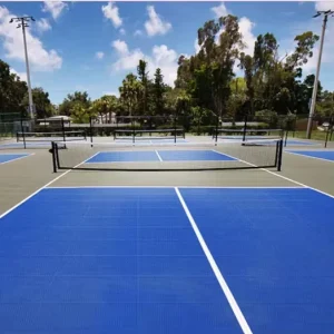 Multi Sport Court Pickleball Court Floor Indoor Outdoor Pickleball Court Mat Pickleball Flooring