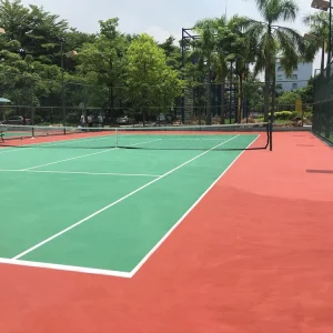 Multi Sport Eco Friendly Acrylic Court Cushion Flooring Paint Material Tennis Pickleball Basketball Surface Durable Anti Slip