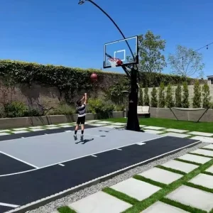 Multi-Sport Interlocking Plastic Court Tiles Indoor/Outdoor Basketball Pickleball
