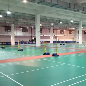 Multi-Sport PVC Sports Flooring Non-Slip Indoor Court Tiles with Lucky Stone Texture