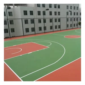 Multi-Sport Surface Coating Material Outdoor Silicone PU Acrylic Sports Flooring for Volleyball Basketball Tennis Court