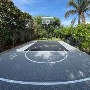 Multi-Sports Interlocking Court Tiles Indoor Outdoor Plastic Flooring for Basketball Pickleball Courts
