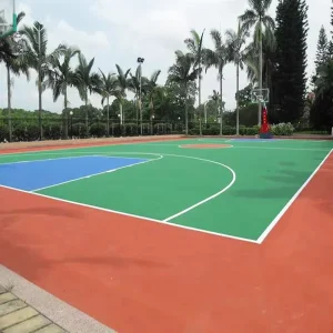 Multi function Sports Court for Outdoor Basketball Tennis Badminton Court Flooring Wet Pour FN CY 2510335