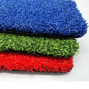 Multi-purpose Indoor/Outdoor 13mm PE Curly Artificial Grass Synthetic Turf Carpet Textured Padel Tennis Grass Synthetic Flooring