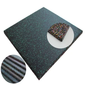 Multi purpose composite flooring rubber gym tile gym