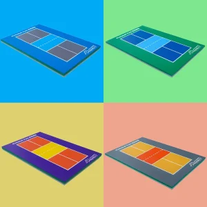 Multi sport Basketball Court Plastic Sport Flooring Tiles Interlocking Sports Floor Pickleball Court PP Interlocking Tiles