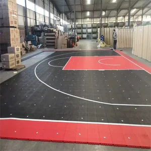 Multi sport Court Plastic Flooring Pickleball and Basketball Multi Sport Court Floor with Lines