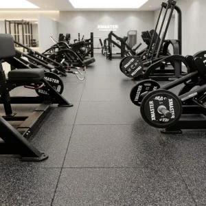 Multicolor EPDM Interlocking Rubber Flooring Tile for Fitness Clubs