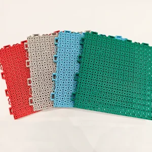 Multipurpose Portable PP Material Flooring Outdoor Sports Court Flooring with Customized Logo