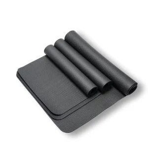 NBR Black Customizable Treadmill and Exercise Mat, High-Density Protection Mat