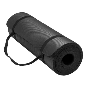 NBR Exercise Yoga Mat High Density Anti-Tear with Carrying Strap