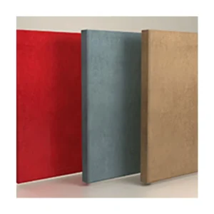 NRC 0.9 Modern Design Decorative Acoustical Wall Panels 12mm Thin Light Weight Sound Absorbing Glass Fibre Acoustic Panels