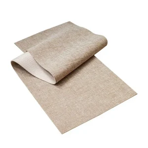Natural Linen PVC Yoga Mat 5mm Thick Non Slip Durable Sound Absorbing Sweat AbsorbentDesigned for Yoga and Exercise