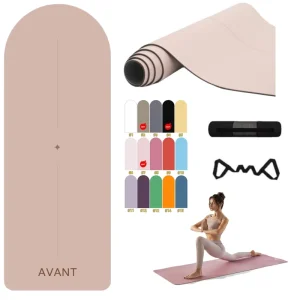 Natural Rubber Pink Beige Yoga Mat Gymnastics Arched Oval Suppliers