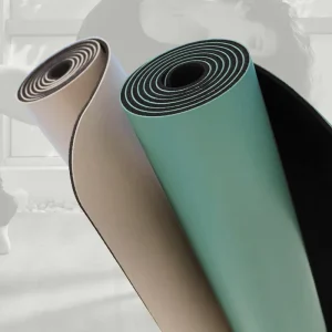 Natural Rubber Yoga Mat, Waterproof, Non-Slip Double-Sided, for Pilates and Fitness