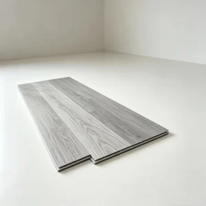Natural Walnut Wood Veneer SPC Flooring Waterproof Engineered Real Wood Floor