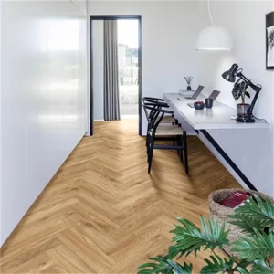 Naturally Inspired French European Oak Engineered Parquet Herringbone Flooring Vinyl Flooring