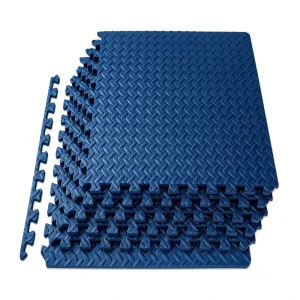 Navy Blue EVA Interlocking Puzzle Gym Mats, High Density, Custom Size